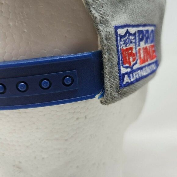 VINTAGE DALLAS COWBOYS AJD PRO LINE COLOR BLOCK SPELLOUT SNAPBACK HAT CAP - Picture 5 of 6